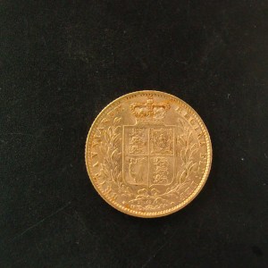 Victoria, 1864, Sovereign, Ex Bentley Collection, Ex Abbatucci Wreck - Image 2