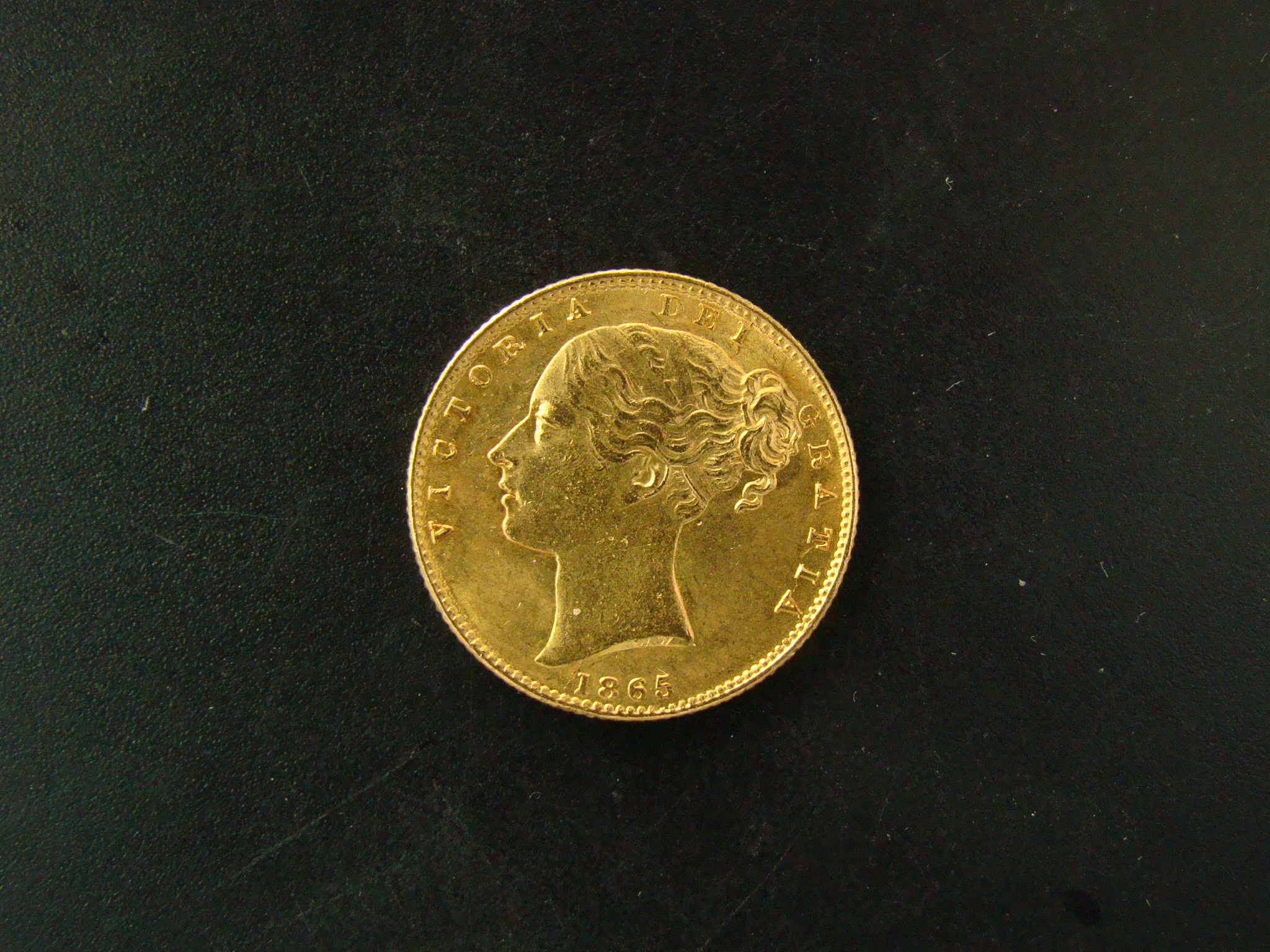 Victoria, 1865, Sovereign, Ex Bentley Collection - Image 1