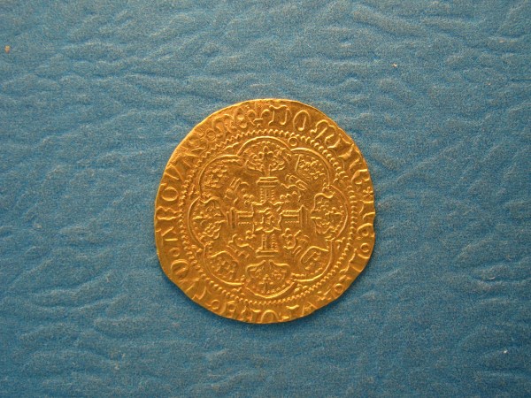 Henry V/VI, 1422, Half Noble, VERY RARE MULE, Finest Known?