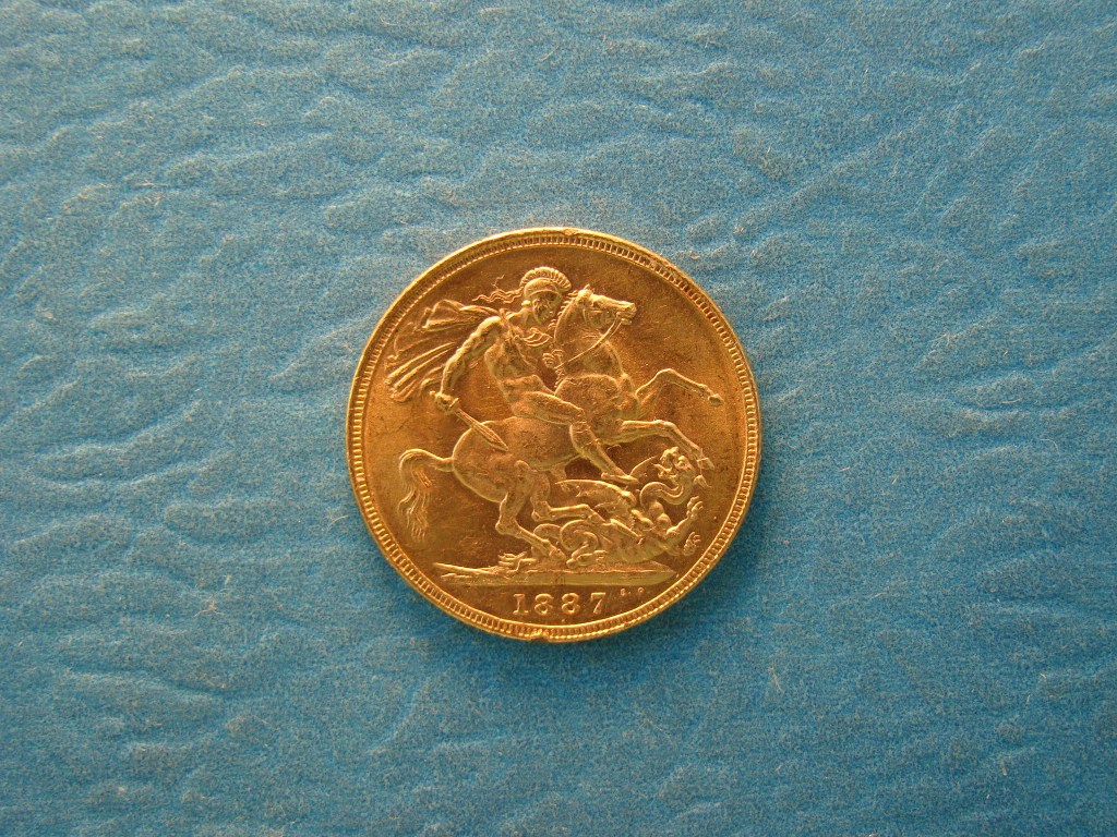 Australia, 1887M, Sovereign, Ex Eliasberg Collection