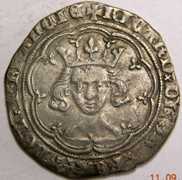 Richard II, 1377-99, 4D EXTREMELY RARE ERROR, Ex Marcus Brown Collection