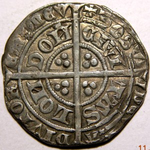 Richard II, 1377-99, 4D EXTREMELY RARE ERROR, Ex Marcus Brown Collection - Image 2
