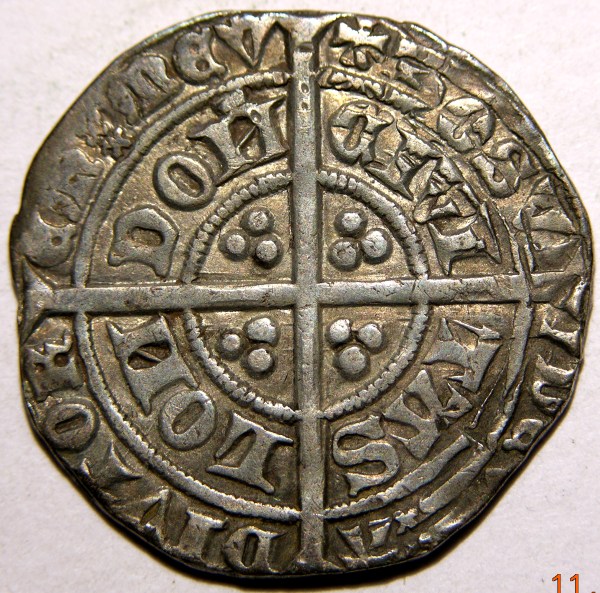 Richard II, 1377-99, 4D EXTREMELY RARE ERROR, Ex Marcus Brown Collection