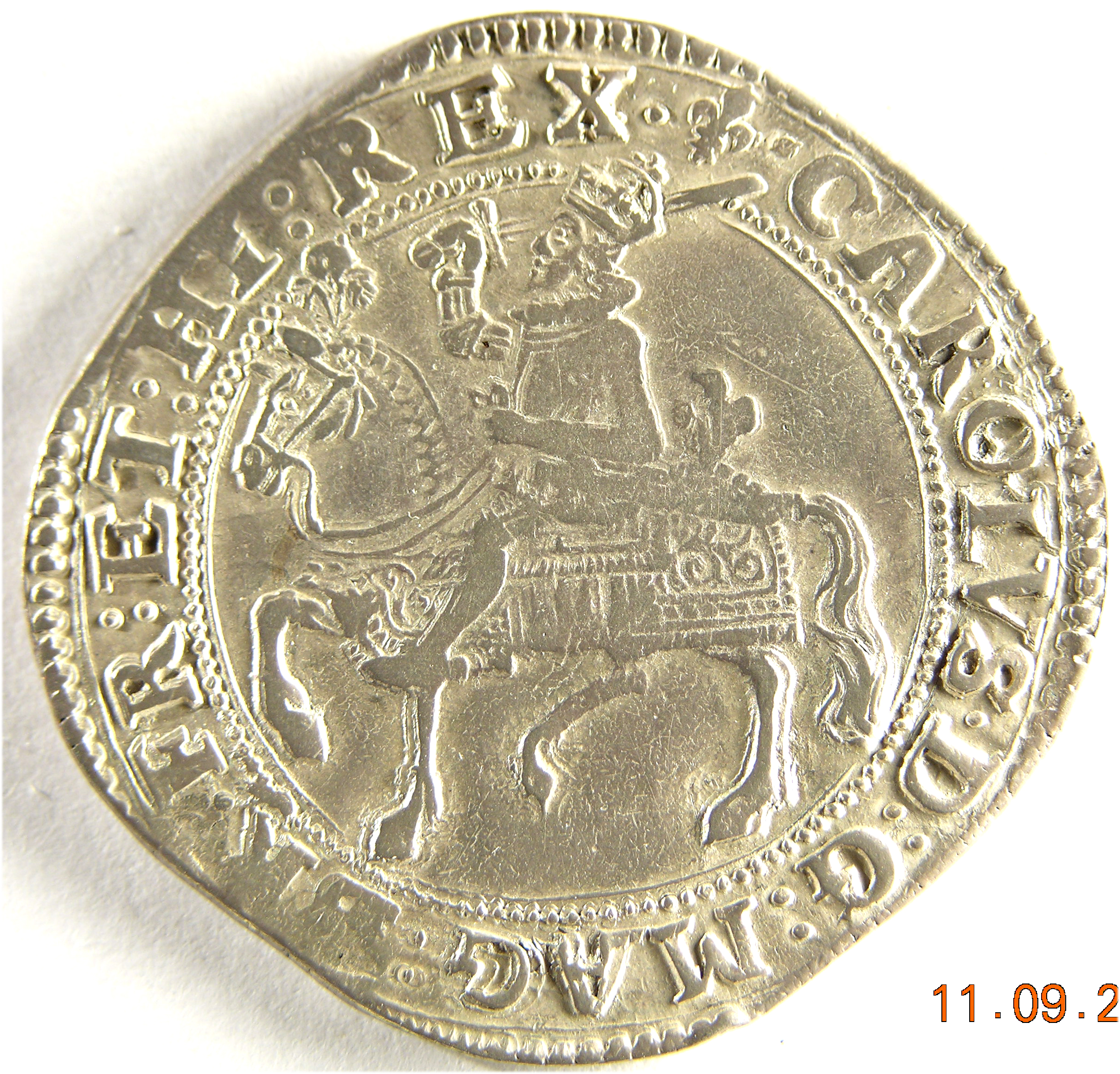 Charles I, 1625, Half Crown - Image 1