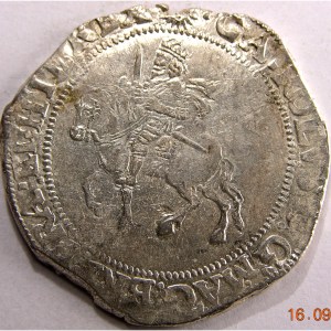 Charles I, 1645-46, Half Crown BRILLIANT MINT STATE - Image 1