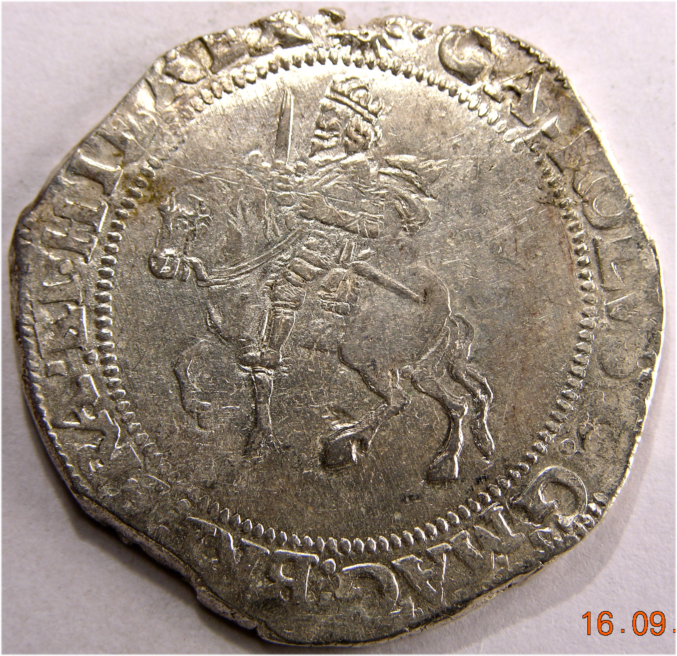 Charles I, 1645-46, Half Crown BRILLIANT MINT STATE - Image 1