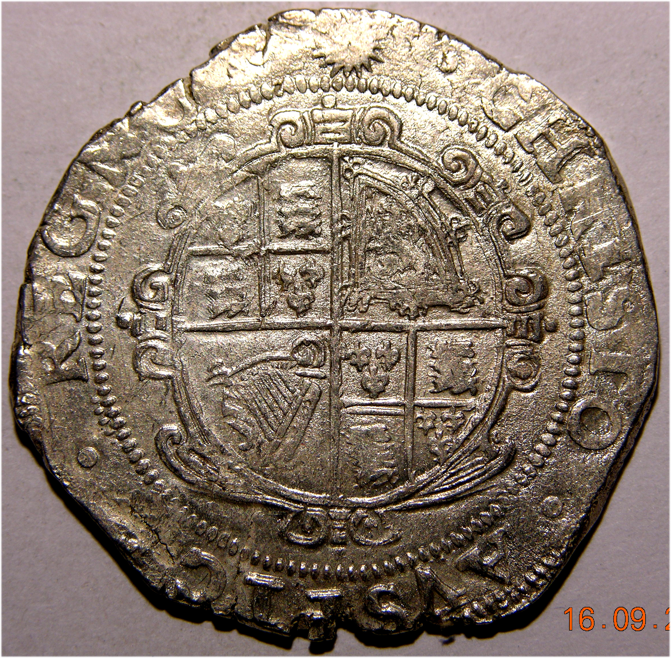 Charles I, 1645-46, Half Crown BRILLIANT MINT STATE - Image 2