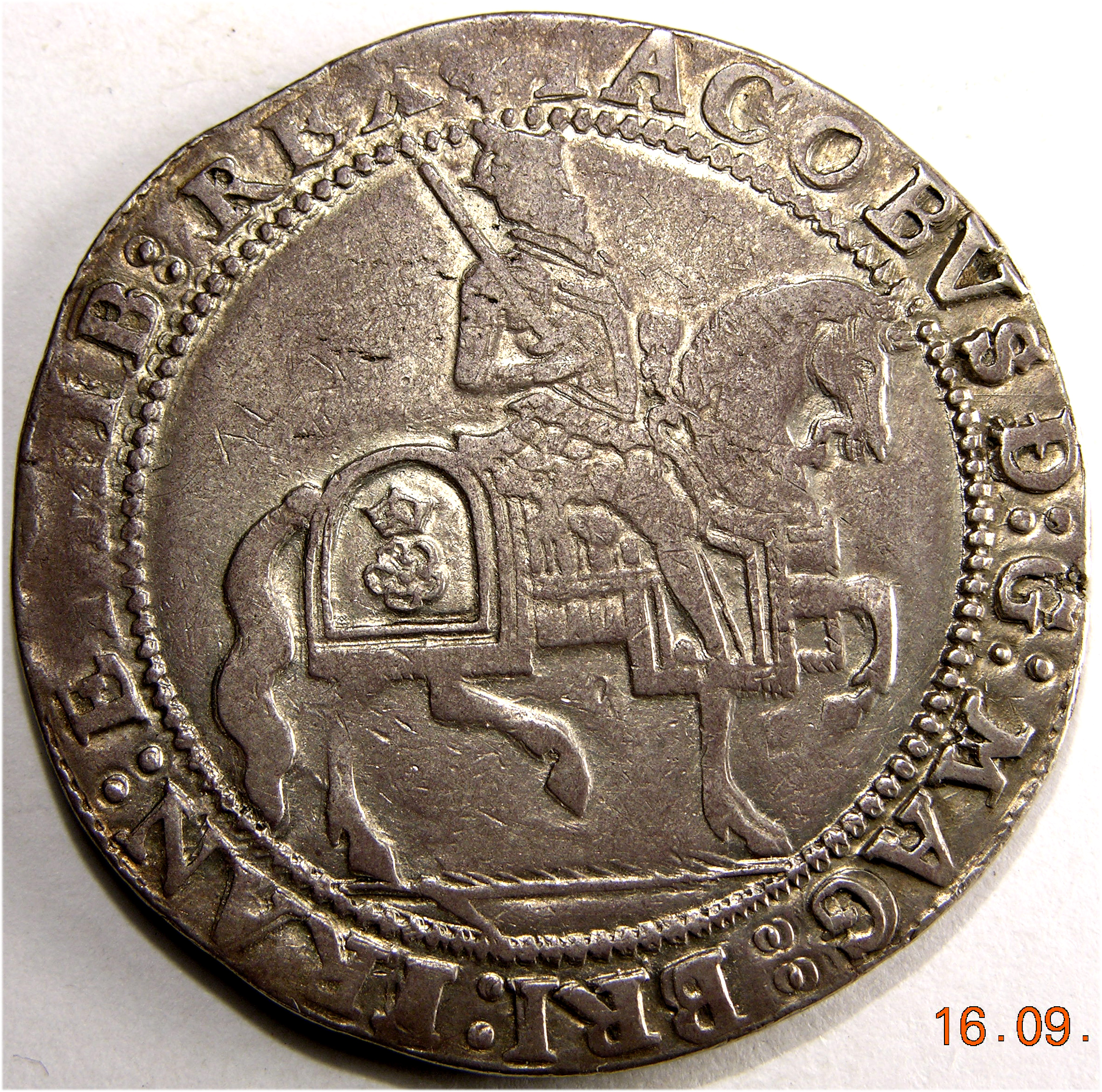 James I, 1623-24, Crown   SOLD - Image 1