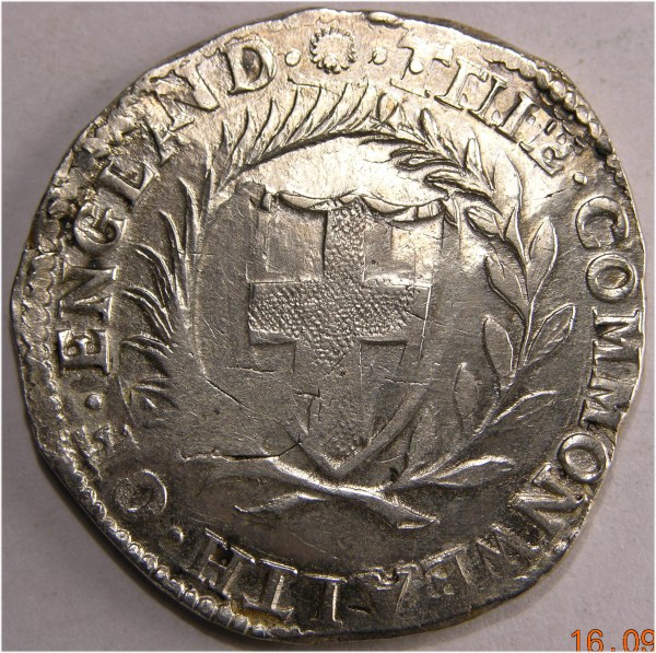 Commonwealth, 1653, Half Crown SOLD