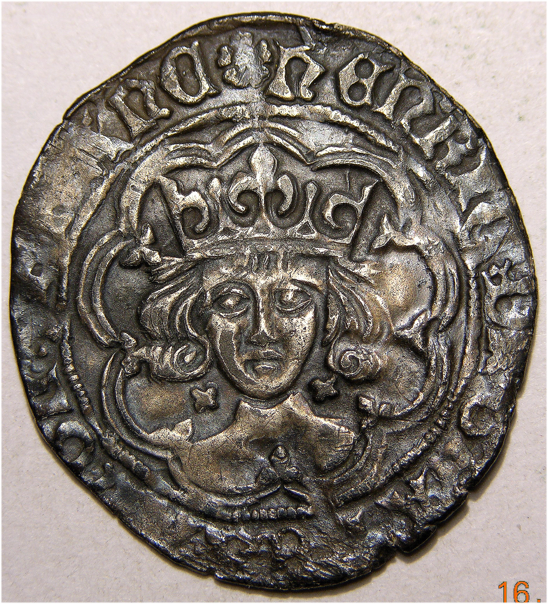 Henry VII, 1485-87, 4D, Very Scarce 1st Issue - Image 1