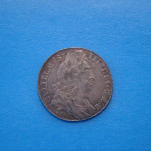 William III, 1696, 6d, EXT RARE E/L - Image 1
