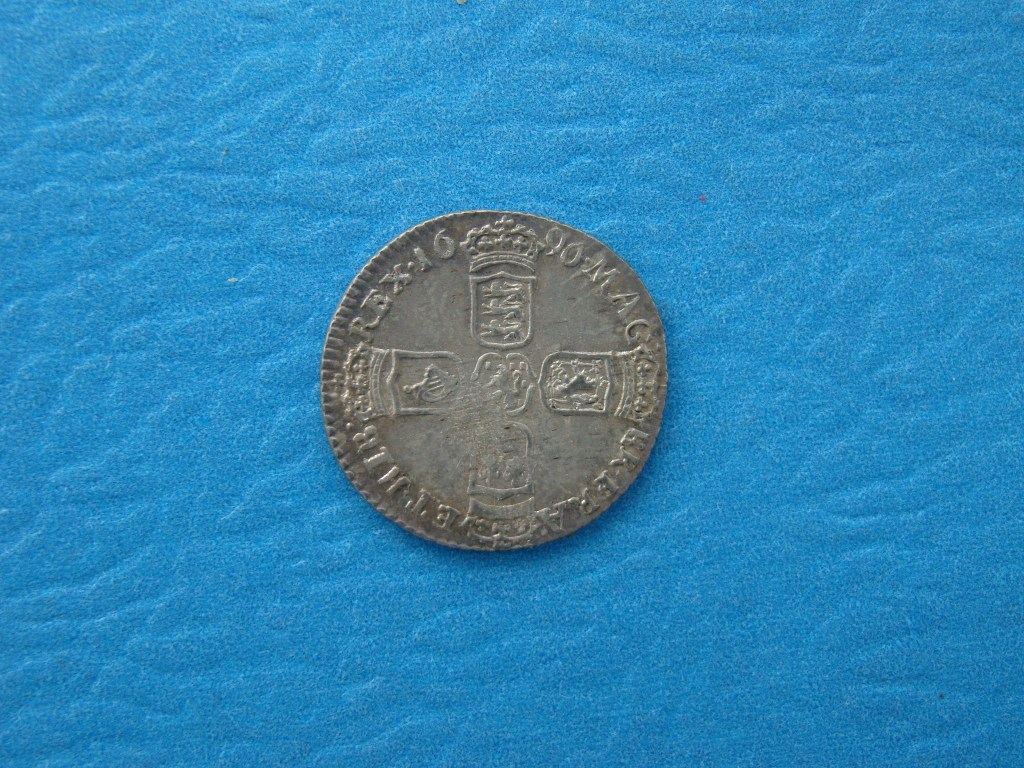 William III, 1696, 6d, EXT RARE E/L