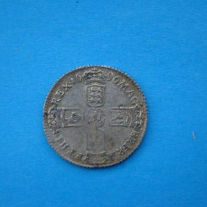 William III, 1696, 6d - Image 2