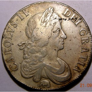 Charles II, 1666, Crown SOLD - Image 1
