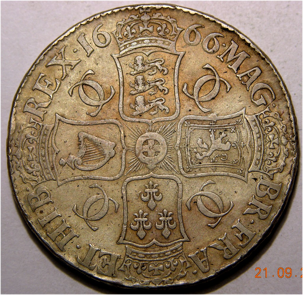 Charles II, 1666, Crown SOLD