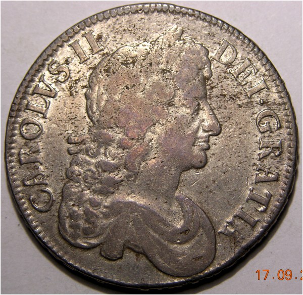Charles II, 1676, Crown
