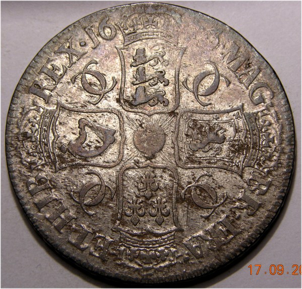 Charles II, 1676, Crown