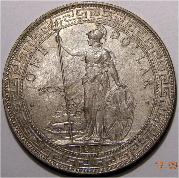 Victoria, 1895B, $1 Superb Bombay Mint Example   SOLD