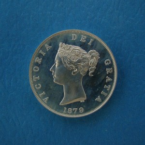 Victoria, 1879, Crown Proof, Three Graces Reverse in Silver - Image 1