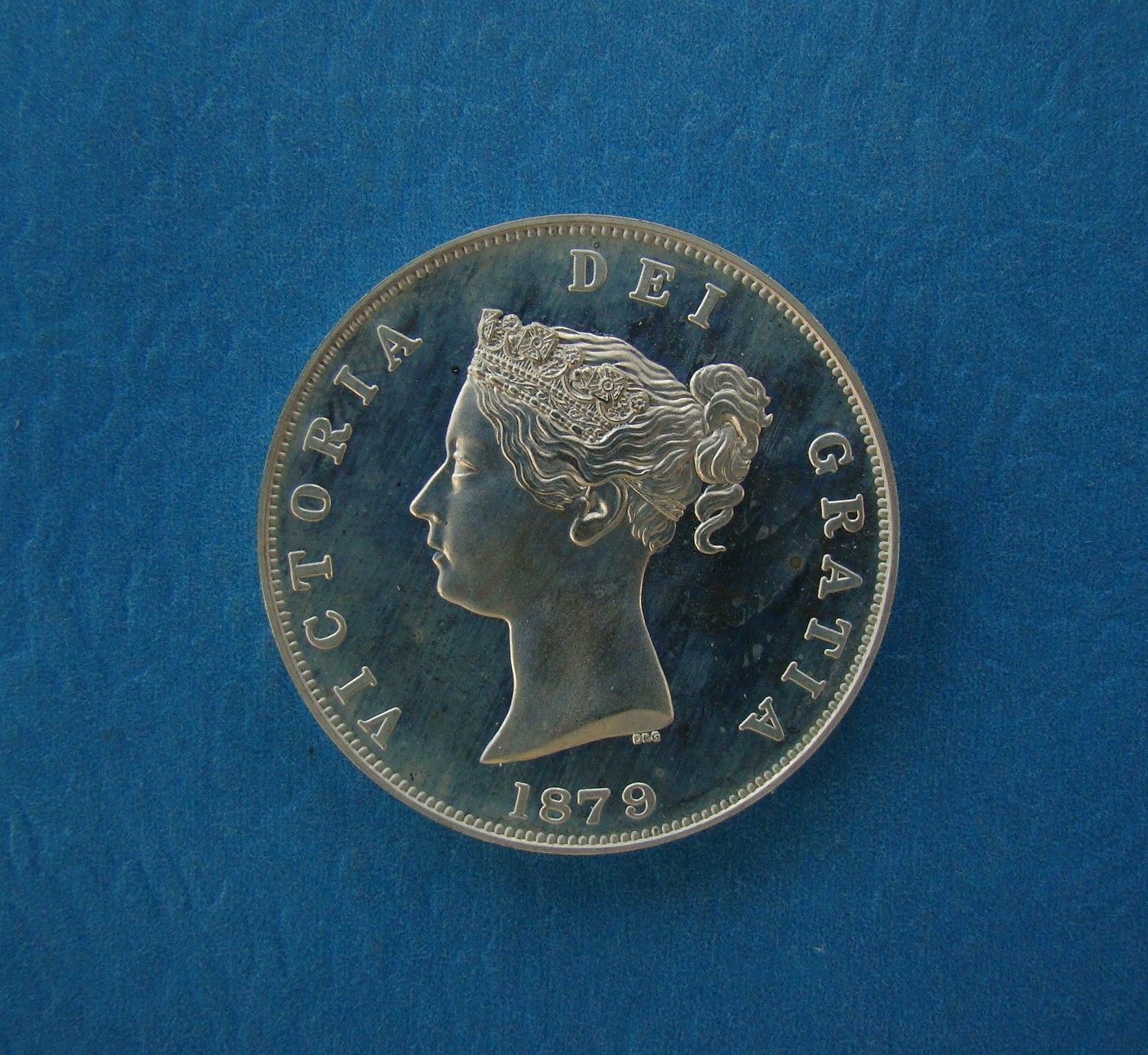 Victoria, 1879, Crown Proof, Three Graces Reverse in Silver - Image 1