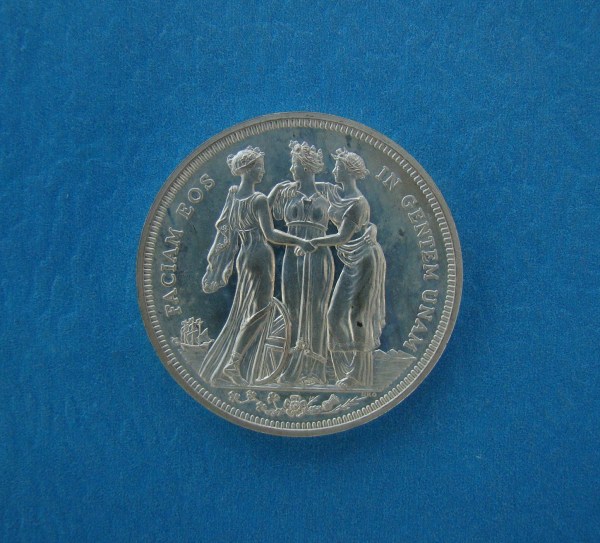 Victoria, 1879, Crown Proof, Three Graces Reverse in Silver