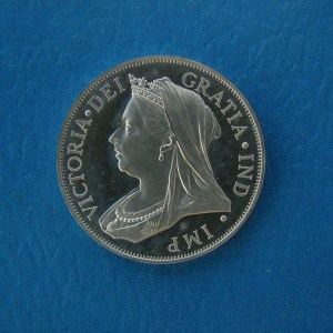 Victoria, 1893, Double Florin Proof in Silver - Image 1