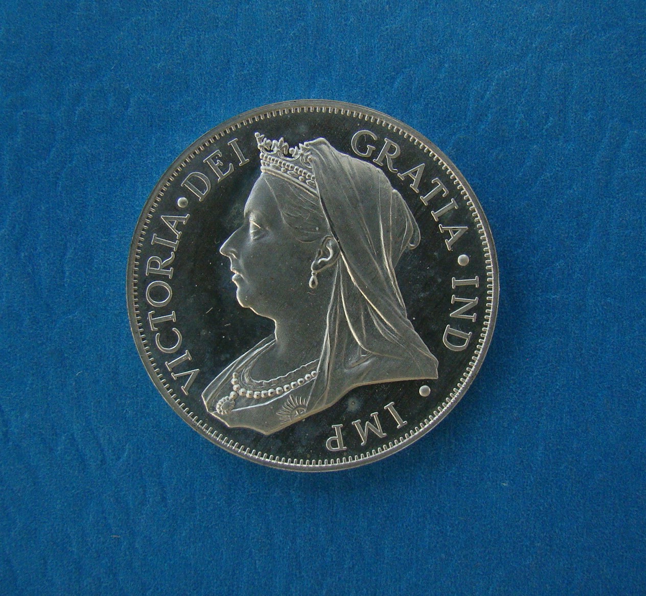 Victoria, 1893, Double Florin Proof in Silver - Image 1