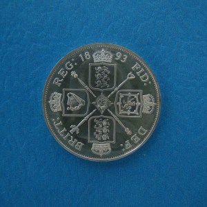 Victoria, 1893, Double Florin Proof in Silver - Image 2