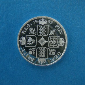 Elizabeth II, 1953, Double Florin Proof in Silver - Image 2