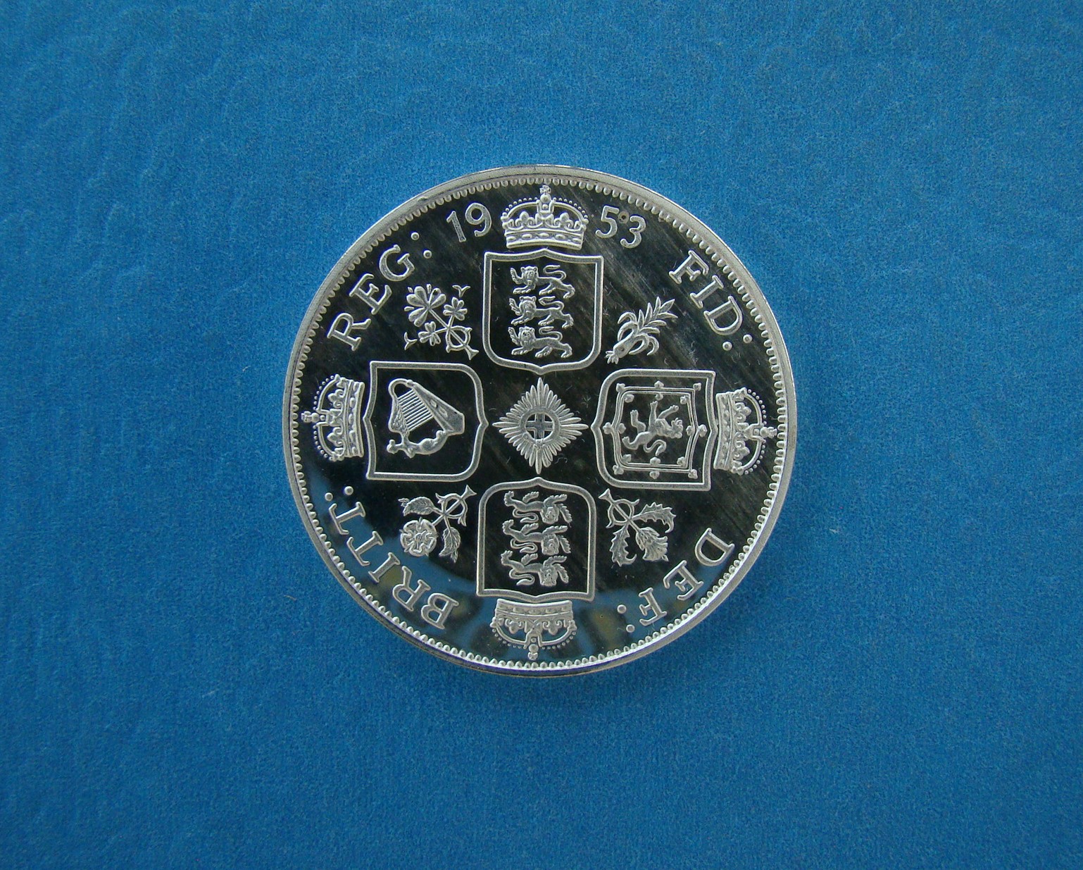 Elizabeth II, 1953, Double Florin Proof in Silver - Image 2