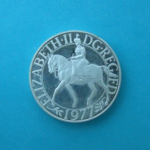 Elizabeth II, 1977 Crown Silver Proof - Image 1