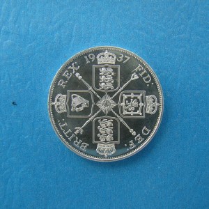Edward VIII, 1937, Double Florin AR Pattern Proof - Image 2