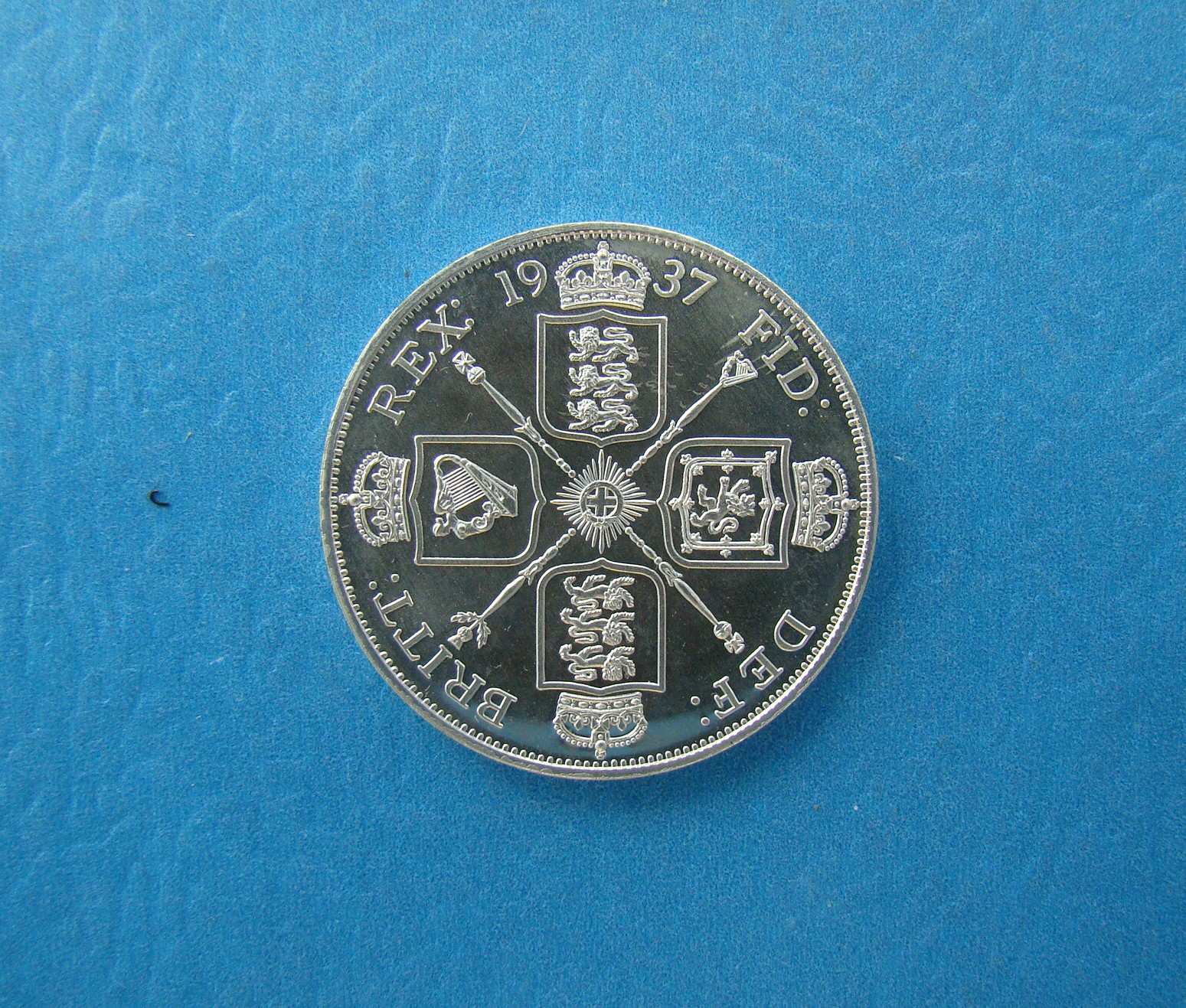 Edward VIII, 1937, Double Florin AR Pattern Proof - Image 2