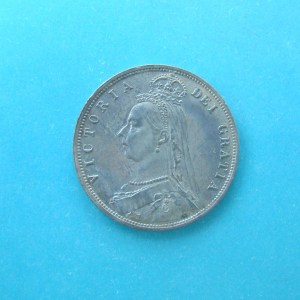 Victoria, 1887, Half Crown - Image 1