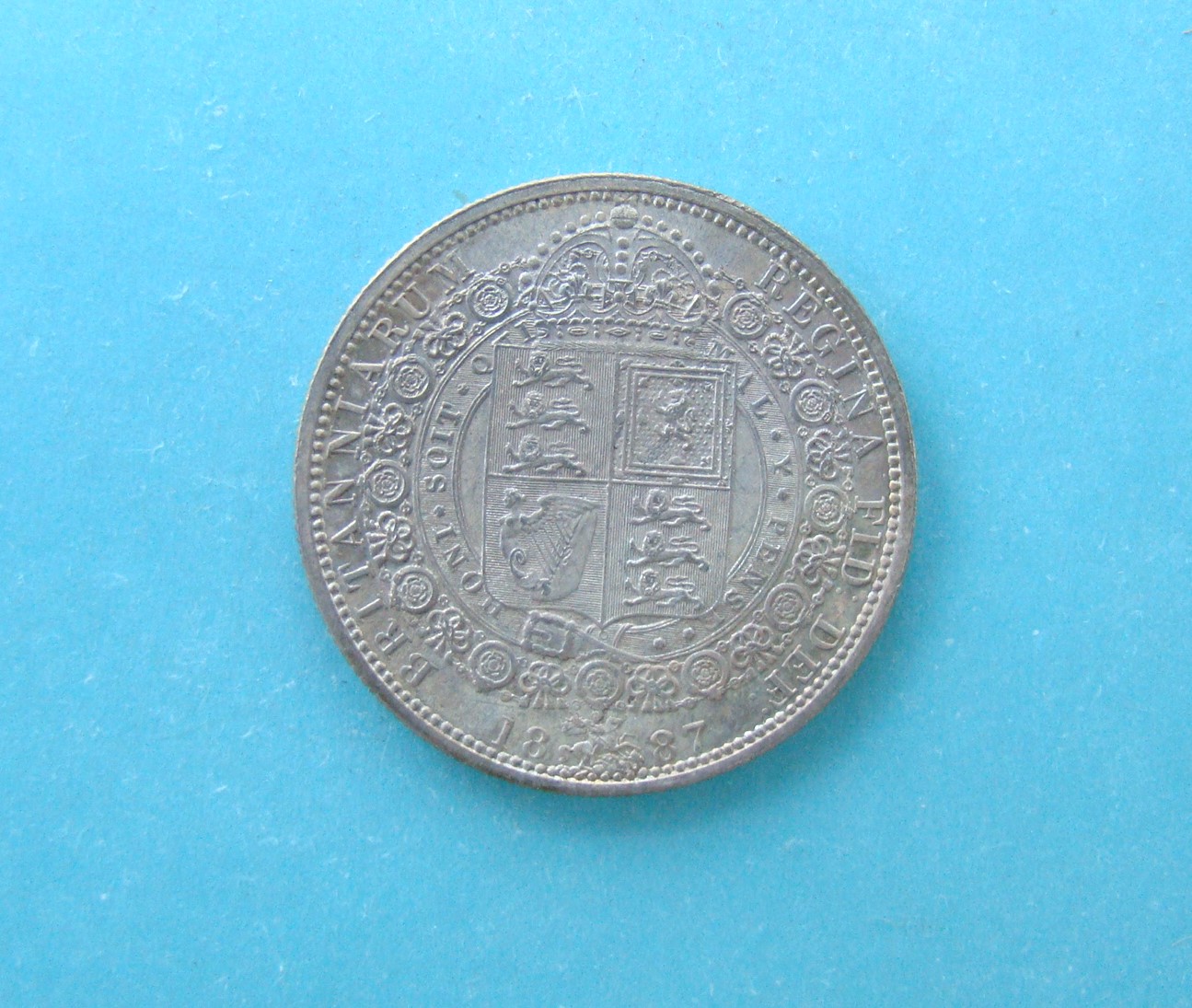 Victoria, 1887, Half Crown - Image 2