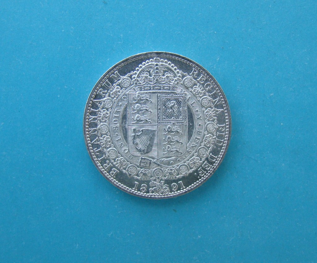 Victoria, 1891, Half Crown