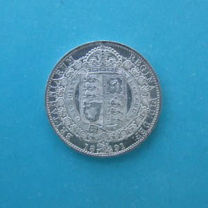 Victoria, 1891, Half Crown - Image 2