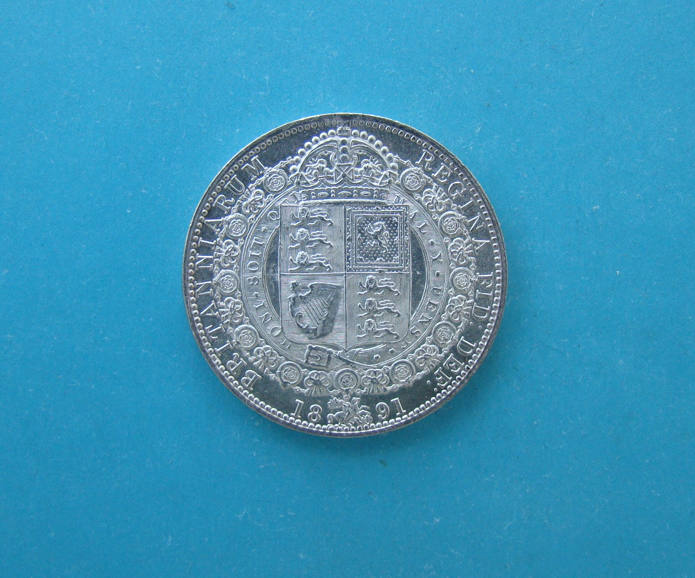 Victoria, 1891, Half Crown - Image 2