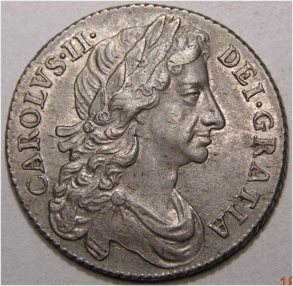 Charles II, 1684, Shilling SOLD