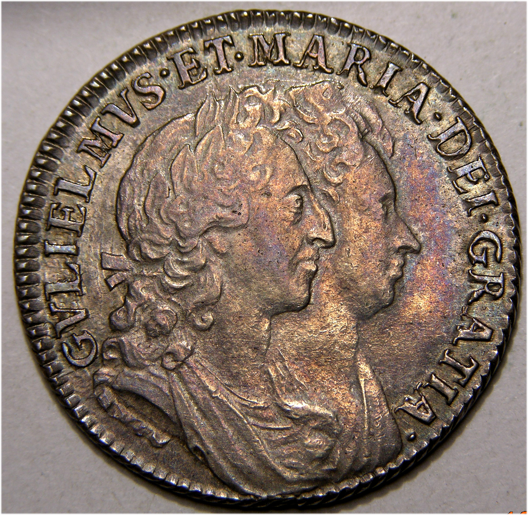 William and Mary, 1693/03, Shilling SOLD - Image 1
