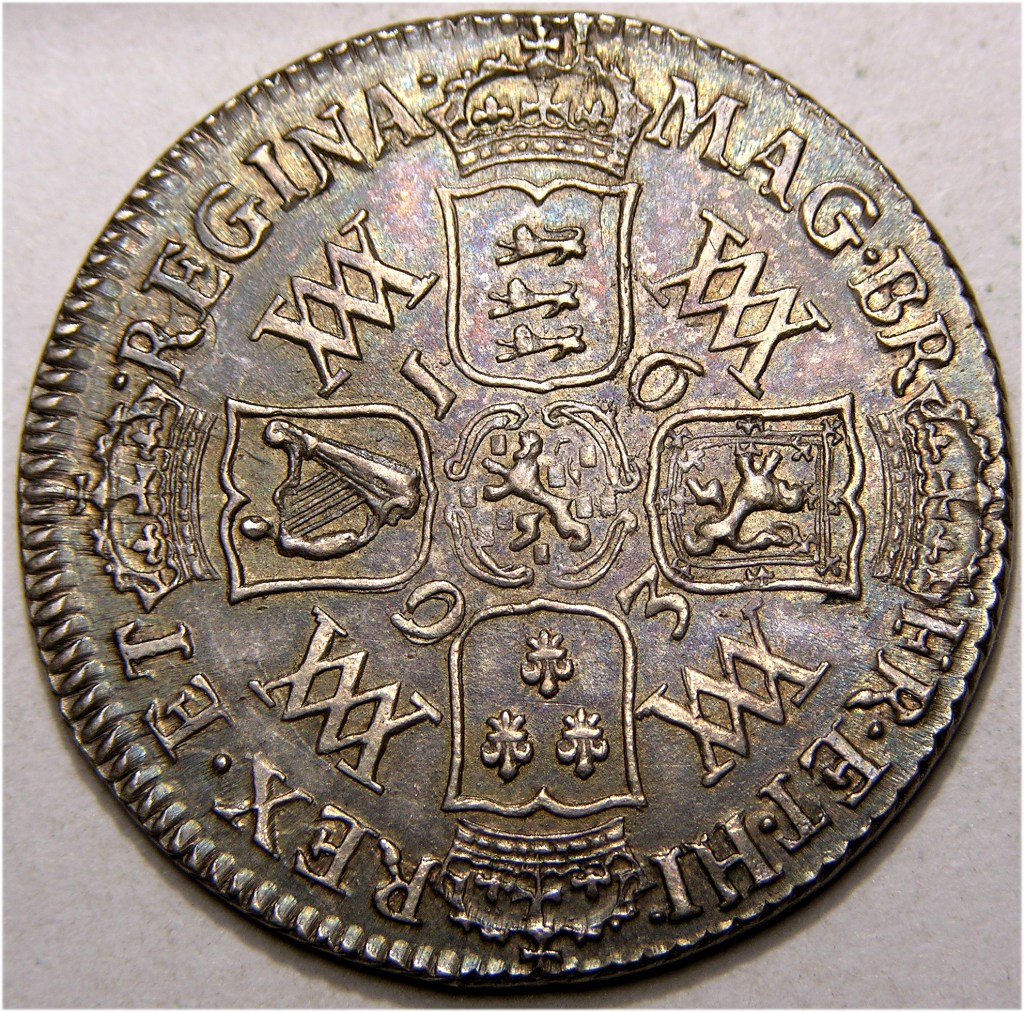 William and Mary, 1693/03, Shilling SOLD