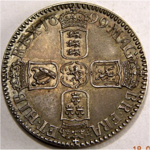 William III, 1699, Shilling Proof SOLD - Image 2