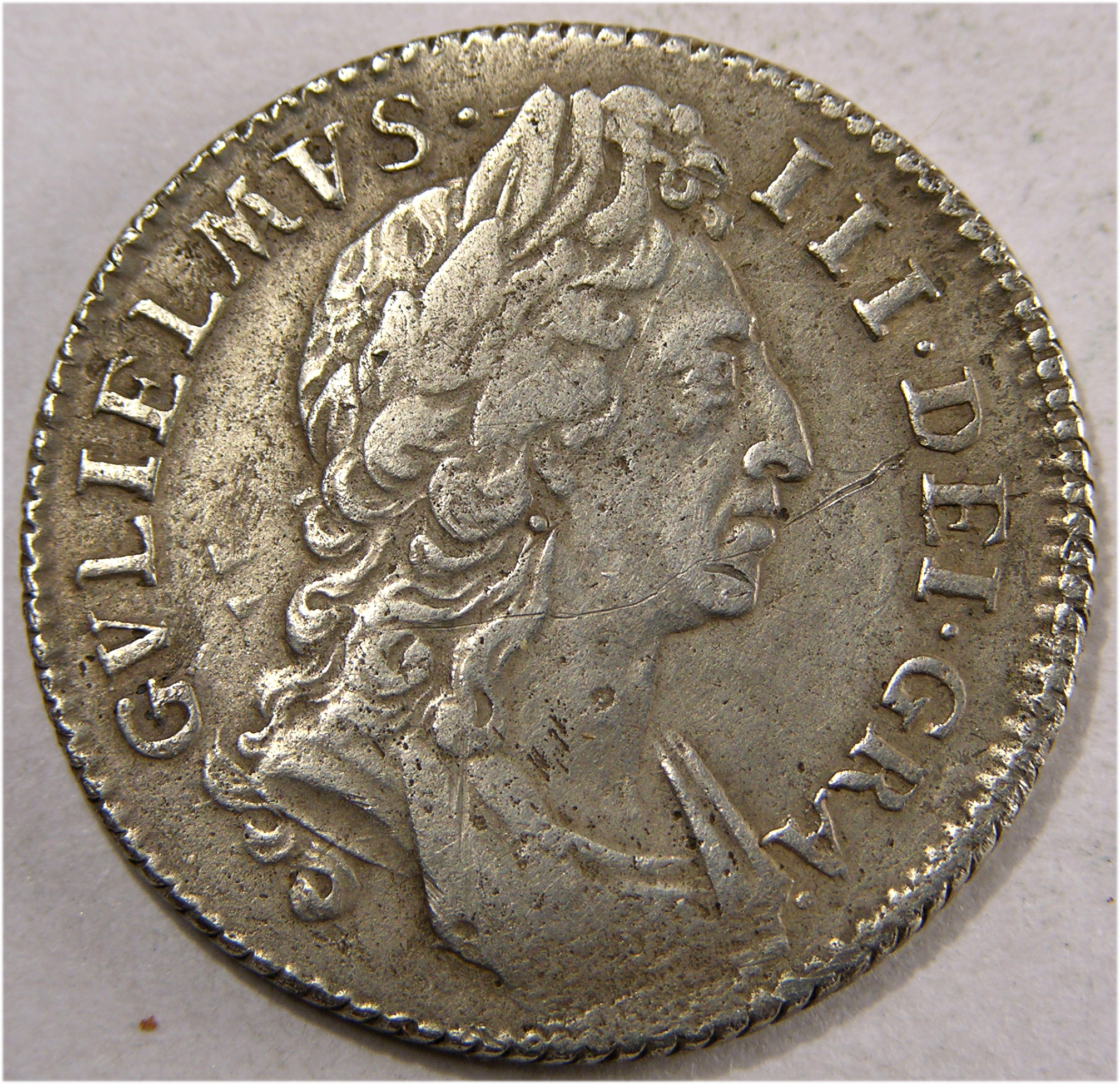 William III, 1696, Shilling - Image 1