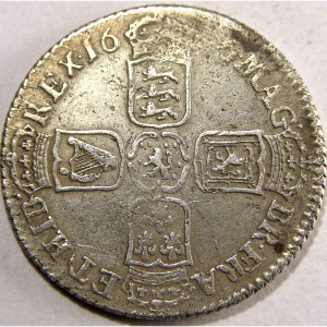William III, 1696, Shilling - Image 2