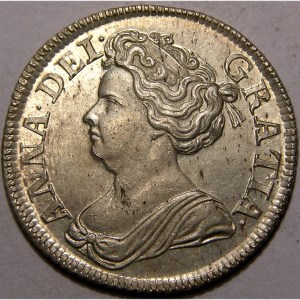 Anne, 1711, Shilling, HIGHEST GRADED BY NGC OR PCGS - Image 1