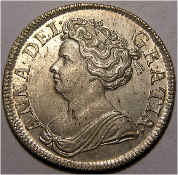 Anne, 1711, Shilling, HIGHEST GRADED BY NGC OR PCGS