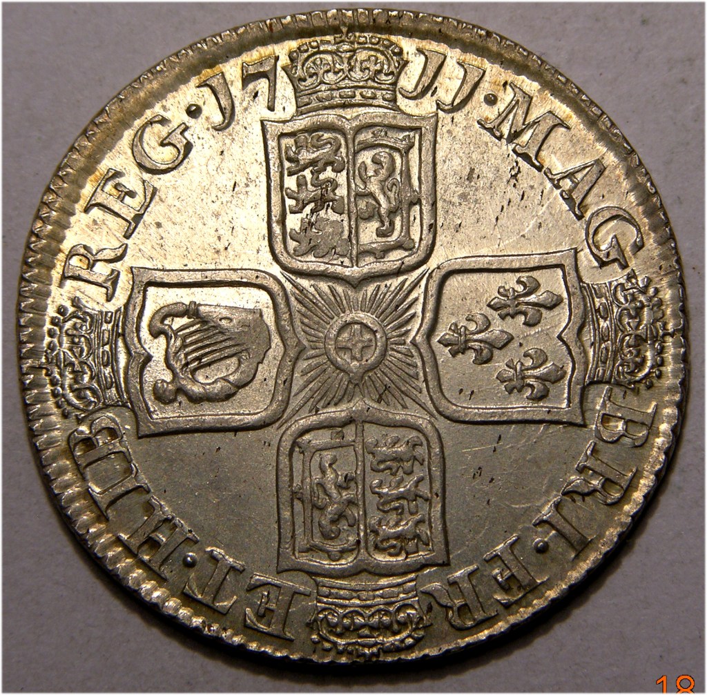 Anne, 1711, Shilling, HIGHEST GRADED BY NGC OR PCGS