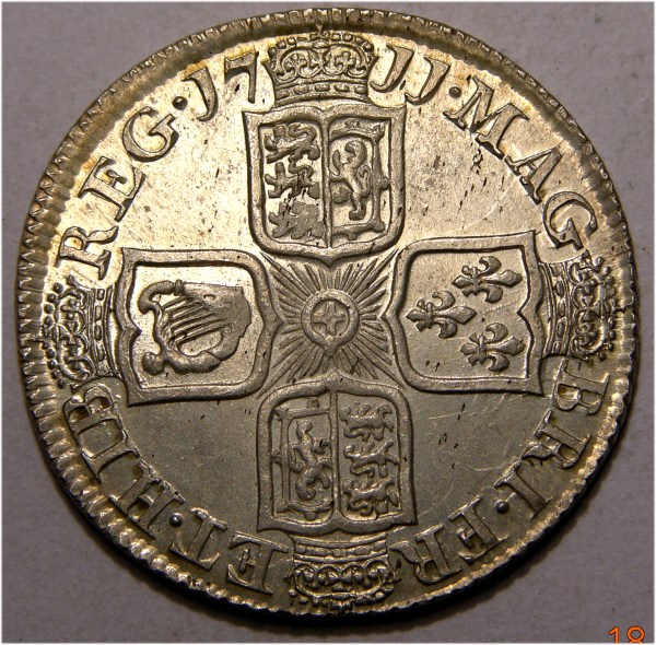 Anne, 1711, Shilling, HIGHEST GRADED BY NGC OR PCGS