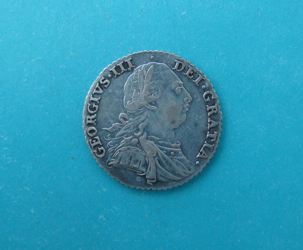 George III, 1787, Shilling