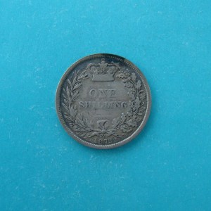 Victoria, 1872, Shilling - Image 2